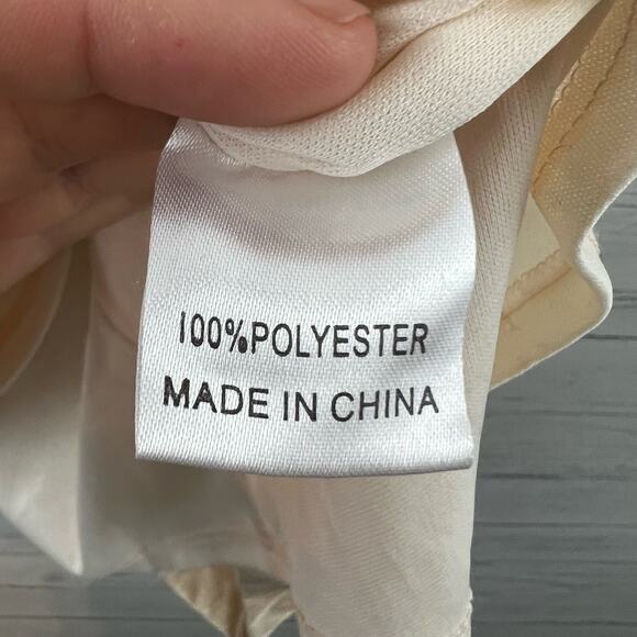 Princess Polly Champagne Sabir Mini Dress Size 6 - Picture 8 of 8